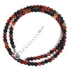 4mm Tiger Eye Labradorite Sodalite India Agate Round Beads Necklace Garnet for Girls Bracelet and Necklace Dual Purpose - Image 7
