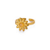 Stainless Steel Exaggerated Big Flower Rings For Women Gold Color Sunflower Finger Ring Female Aesthetic Jewelry Gift - Image 22