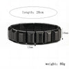 Selling Obsidian Bracelet Irregular Half Moon Beads Black Stone Bracelet Men's - Image 9