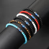 Classic Beaded Bracelet Men Apparel Accessories Evil Eyes 4mm Howlite Tiger Eyes Stone Wrap Braslet - Image 2