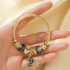 Multi Element Stainless Steel Circle Panjiadora Beaded Love Bracelet Suitable for Women's Dating, Daily Holiday Gifts - Image 7