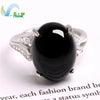Red Agate Jade Ring Female Opening Adjustable Simple Style Chalcedony Silver Ring for Mom Women Rings Jewelry Gift - Image 2