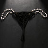 Stonefans Sexy Pearl Panties Body Chain Jewelry For Women Bikini Lingerie Rave Thong Panties G String Gift Club Party