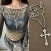Silver-Tone Cross Pendant Necklace in 45 cm or 60 cm - Image 8