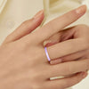 Romantic Sweet 9 Color Design Ceramic Rings Smooth Circular Ring For Women Men Goth Rock Finger Rings Jewelry Engagement Ring - Image 3