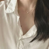 Bead Pendant Necklace in Silver-Tone - Image 4