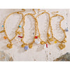 Ocean Style Stainless Steel Pearl Shell Starfish Flower Chilli Drop Charm Necklace Golden Plated Handmade Holiday Jewelry - Image 2