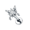 Cubic Zirconia Labret Stud 16G Internally Threaded for Lip Tragus and Helix - Image 35
