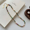 Colorful Beaded Necklace or Bracelet with Pearl Look Accents - Image 13