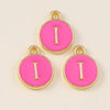 10pcs Rose Red Color Cute Double Sided Mini Alphabet 26 Letters Charm Pendants for Name Jewelry Necklace Bracelet Earring - Image 23
