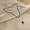 Y2K Star Zircon Pendant Necklace for Women Sweet Cool Girl Punk Heart Clavicle Chain Jewelry Party Gift - Image 7