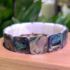 Natural Black and White Shell Abalone Shell Geometric Bracelet Bohemian Retro Beach Ocean Women's Jewelry - Image 5