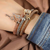 Charm Bracelet Set of 3 with Heart Lock Key and Music Note Charms - Image 13