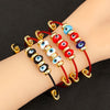 Adjustable Turkish Evil Eye Rope Bracelet in Multiple Colors - Image 3