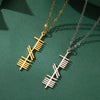 Ogham Necklace Strength Wisdom Love Ancient Irish Tree Alphabet Nordic Amulet Stainless Steel Jewelry - Image 4