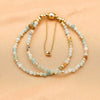 3MM Simple Elegant Bohemian Beaded Bracelet Double Layered Olivine Crystal Beads Magnetic Strand Bracelet Women Jewelry - Image 15