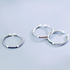 Silver Snake Pattern Colorful Zircon Adjustable Rings For Women Engagement Accessories - Image 3