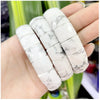 Stone Lapis Lazuli Tiger Eye Agate Morgan Faced Square Elastic Bracelet for Men and Women Charm Jewelry - Image 32