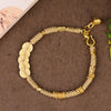 Hand Woven Five Coins Lucky Red Bracelet Hand Rope Female National Style Beige Rope Lover Girlfriend Bracelet - Image 5