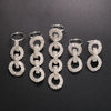 Stonefans 5pcs Tassel Ring Sets for Women Finger Anillos Jewelry Adjustable Rhinestone Nail Decoration Accessories Set