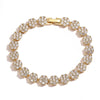 European And American Round Zircon Bracelet Bangles Unisex Punk Style Hip-hop Jewelry - Image 11