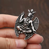 Vintage Gothic Satanic Goat Pendant Necklace For Men 316L Stainless Steel Demon Devil Lucifer Necklace Party Jewelry - Image 4