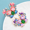 Enamel Peony Flower Butterfly Brooch Pins Women Pearl Jewelry Accessory For Dress and Dinner Party - Image 4