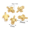 5pcs Stainless Steel Gold Plated Seashell Turtle Conch Double Hole Charms Jewelry Connector For Bracelet Necklace Making Pendant - Image 10