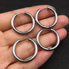 Stainless Steel Hoop Earrings with 3 mm to 5 mm Bands in Multiple Sizes - Image 14