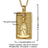 22 Style Classic Tarot Card Pendant Necklace Double Sided Zircon Tarot Necklace Major Arcana Empress Sun Star Sign Women Jewelry - Image 6