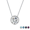 Crystals from Austria Mini Round Beads Pendant Necklace Silver Color Choker for Women Girls Party Daily Jewelry 8MM - Image 2