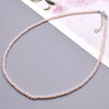 Color Crystal Glass Necklace Statement Short Chain Necklace For Women 3mm Crystal Glass Beads Chain Necklaces Jewelry - Image 14