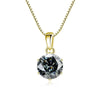 JoyceJelly Pendant Necklace For Women Royal Blue Color Silver Wedding Jewelry - Image 25