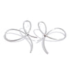 Stainless Steel Bowknot Stud Earrings Minimalist Jewelry Metal Daily Wear for Women Party - Image 7