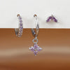 3PCS Green Zircon Hanging Earrings Set for Women Stainless Steel Flower Dangle Earring Cartilage Piercing Jewelry - Image 19