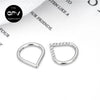 316L Medical Stainless Steel Drop Nose Ring Punk Earrings Men's And Women's Piercing Jewelry Love Heart Septum Ring - Image 13