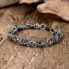Vintage Braided Stainless Steel Men's Bracelet Hip Hop Simple Braided Lantern Hand Chain For Male boyfriend Bangle Gifts - Image 1