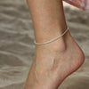 Minimalism Silver Color Snake Chain Anklet Stainless Steel Adjustable Chain for Women Girls Jewelry Support - Image 4