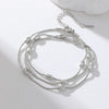 Woven Link Stainless Steel Bracelet with Gold Tone Finish - Image 14