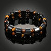 Selling Men's Tiger Eye Stone Bracelet Men's Bead Black Stone Elastic Bracelet - Image 3