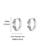 Zircon Hoop Earrings for Women Gold Color Stainless Steel Butterfly Heart Snake Earring Party Wedding Jewelry Gif - Image 15
