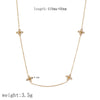 Stainless Steel Zircon Pendants Necklace Anklet Set Elegant Women High-quality Jewelry Gifts - Image 10