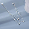 Silver Stars Bead Bracelets for Women Korean Adjustable Charm Lucky Bead Bracelet Party Jewelry - Image 2