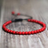 4mm Natural Stone Bracelet Men Women Handmade Braided Adjustable Braclet Small Tiger Eyes Howlite Agates Beads Braslet - Image 13