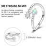 Silver Ring Sparking Rose Fire Dragon Firefly Open Rings For Women Girls Birthday Anniversary Party Gifts - Image 13