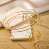 6 Pieces Arm Cuff Upper Arm Band Cuff Bracelet Bangle for Women Adjustable Armband Set - Image 5