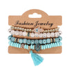 Bohemian Beaded Bracelet Set with Colorful Strand Styles - Image 7