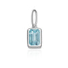 Silver 12 Birthstone CZ Clips Charm Beads Pendant For Necklace And Bracelet Women Jewelry - Image 44