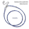 2mm Stone Bead Choker Necklace 40cm - Image 10