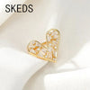 Skeds Small Size Rhinestone Heart Brooches Pins For Women Lady Elegant Crystal Design Suit Clothing Accessories Gift - Image 2